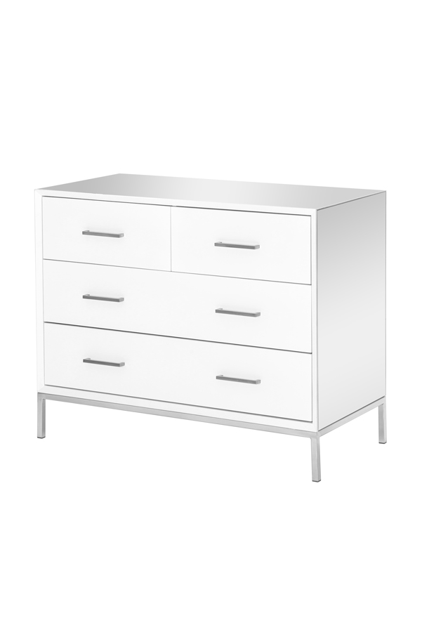 Trio White Chest of Drawers