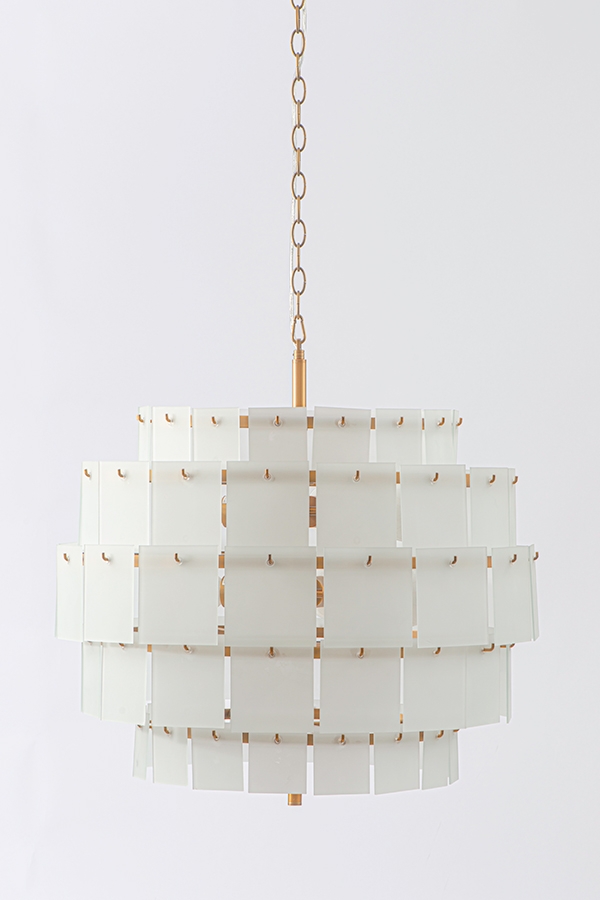 Veil Brass Chandelier