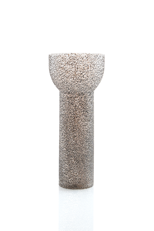 Large Speckled Glass Vase