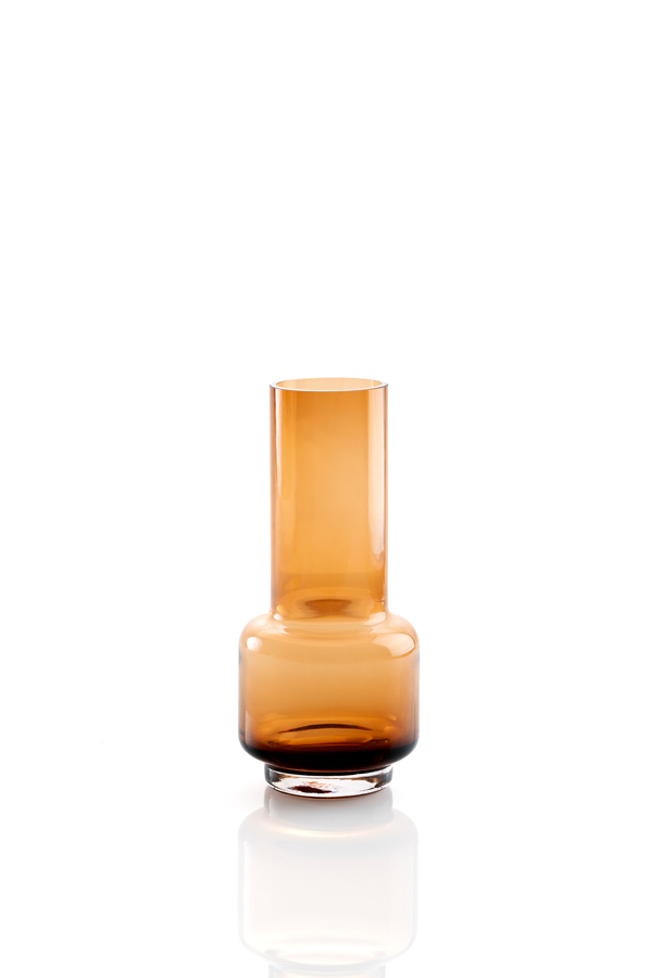 Image of Medium Ginger Glass Vase