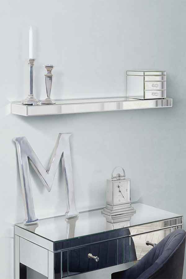 mirror shelves for wall