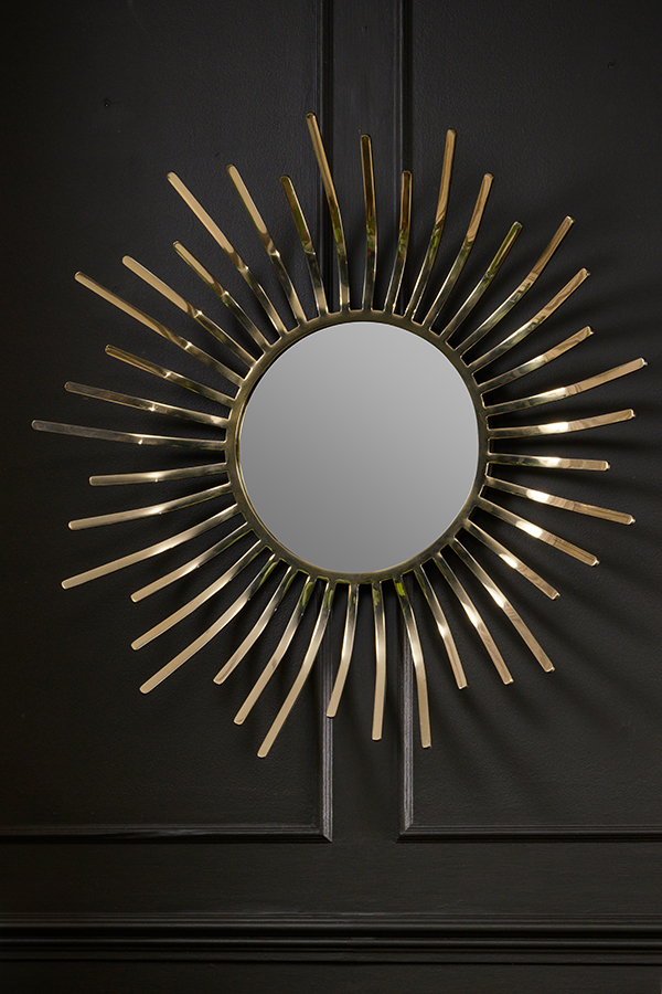 Zia Brass Wall Mirror