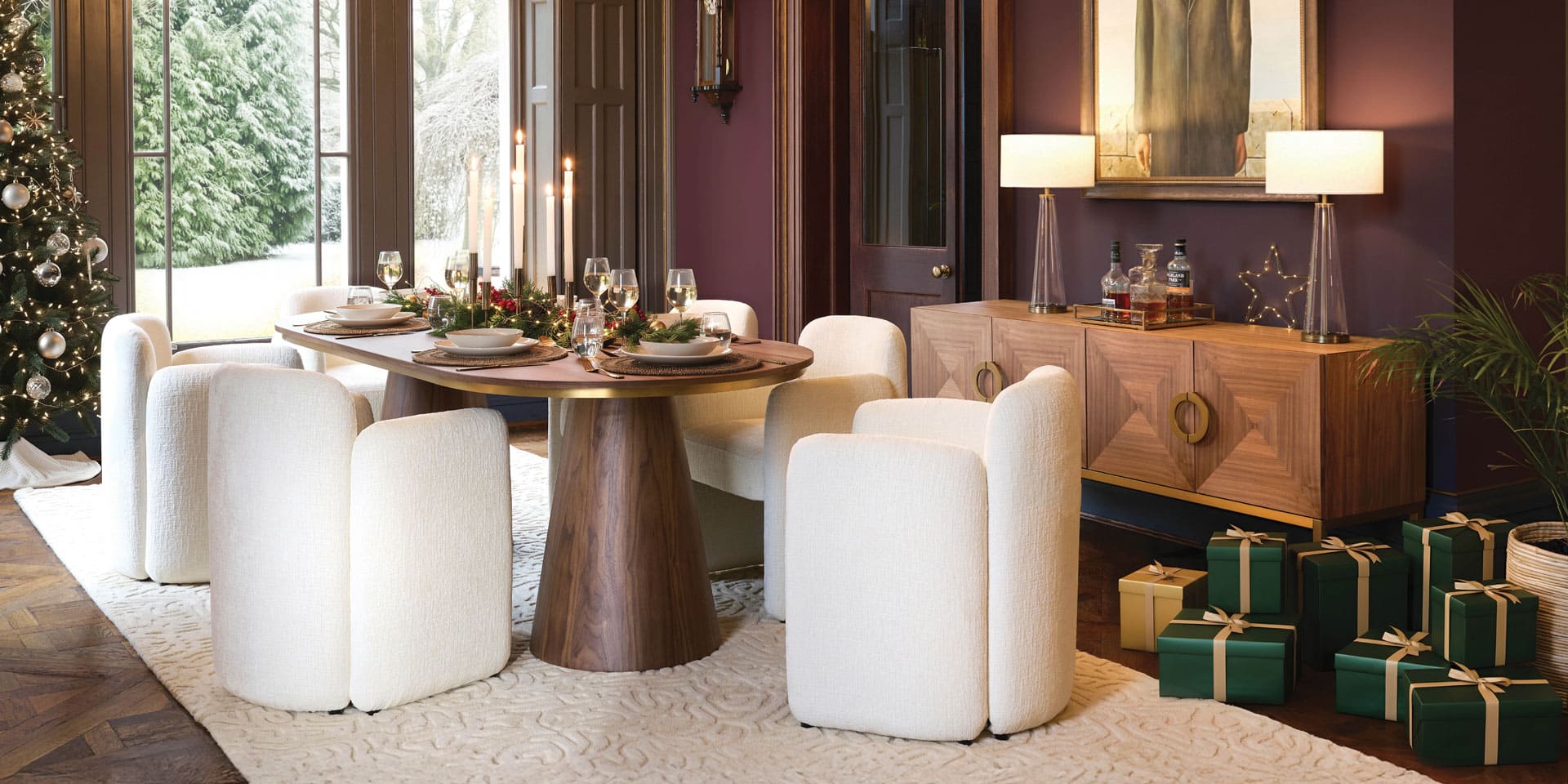 Christmas sala da pranzo